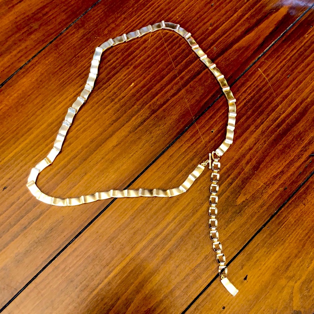 Beautiful gold belt, have hammered, half Sarausky crystals.